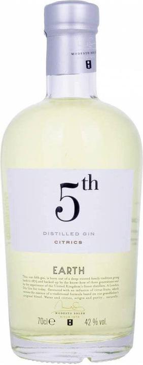 Actual product image 5th Gin EARTH Gin Citrics (1 x 70 cl)