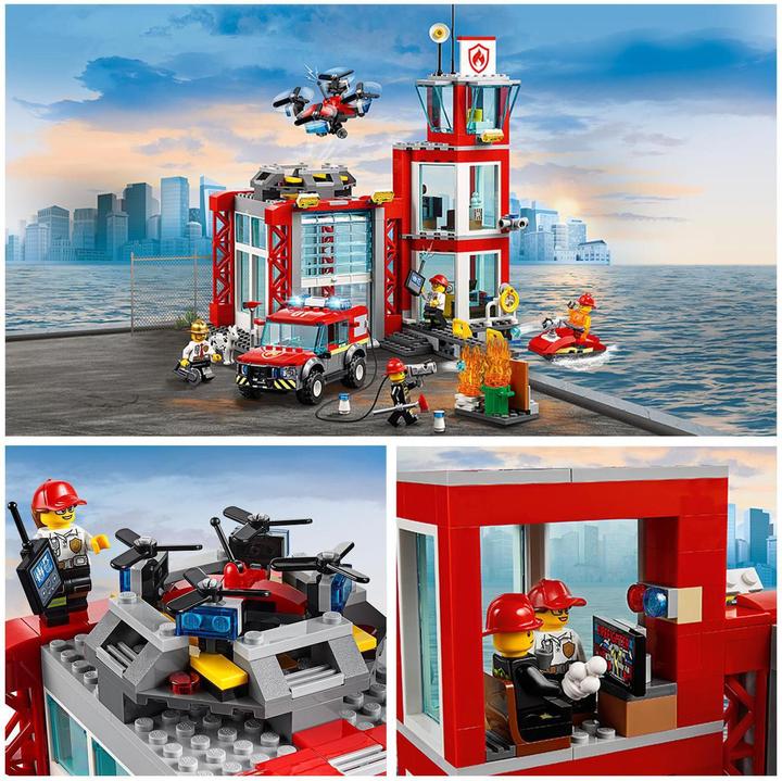 Image du produit LEGO La caserne de pompiers (60215, LEGO City)