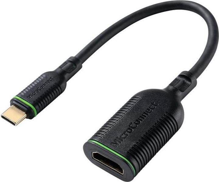 Image du produit MicroConnect Adaptateur USB-C vers HDMI, 0.2m (USB-C, 20 cm)