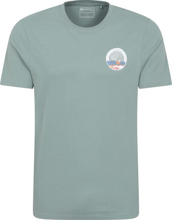 Actual product image Mountain Warehouse Mens St Davids Printed Organic T-Shirt (L)
