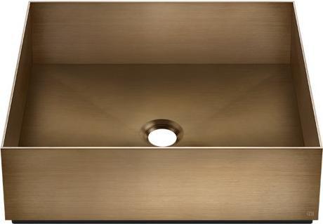 Image du produit Gessi 316, vasque à poser en acier inoxydable 400x400mm, 54605 (580 mm, 580 mm)