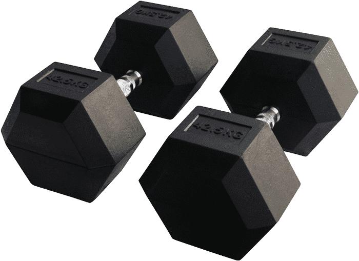 Actual product image Gladiatorfit Hex Dumbell (1 x 42.5 kg)