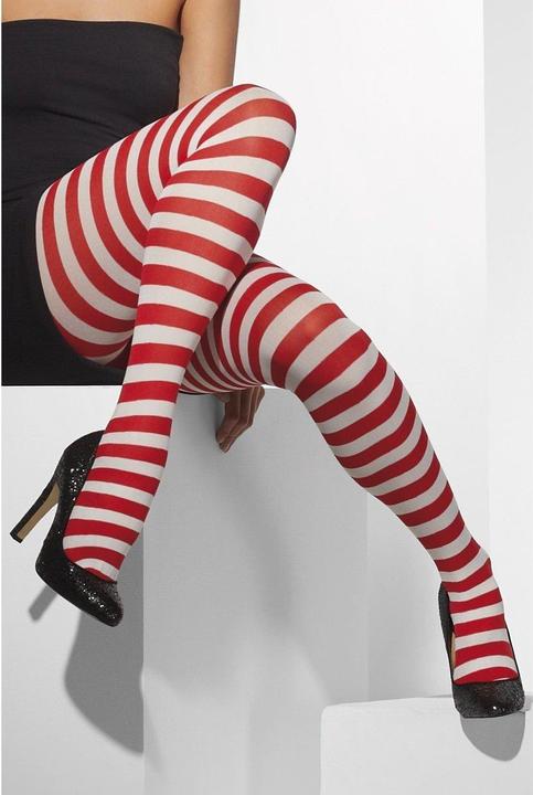 Smiffys Streifen Strumpfhose (One Size)