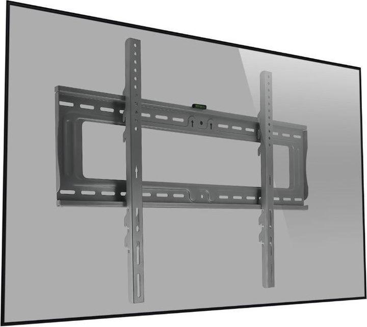 Produktbild MonLines MWH013S flache TV Wandhalterung 42-90Zoll abschliessbar, silber (Wand, 90")