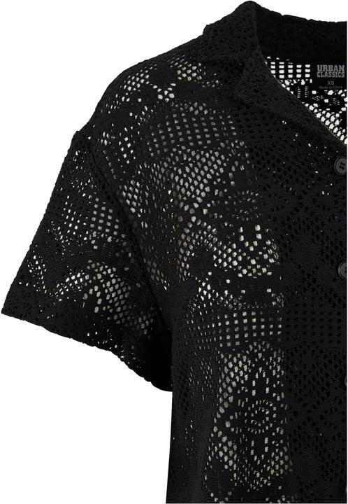 Produktbild Urban Classics Ladies Crochet Lace Resort Shirt (5XL)