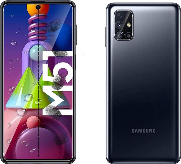 Immagine prodotto Screenguard Samsung Galaxy M51 Pellicola protettiva in vetro Custodia Design amichevole (1 Pezzo/i, Samsung Galaxy M51)
