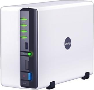 Actual product image Synology DS211, NAS DiskStation 2x SATA