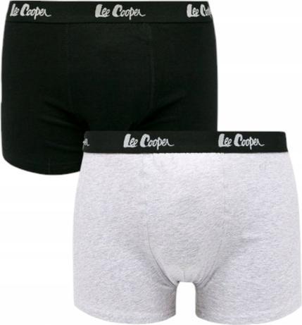 Image du produit Lee Cooper Herren Boxershorts Duobox Grau/Schwarz (XXL)