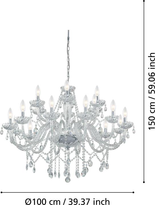 Actual product image EGLO Basilano 1 (100 cm)