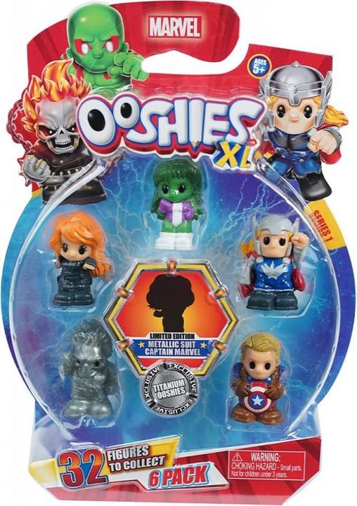 Immagine prodotto Disney Carte Ooshies-Marvel con 6 figure da collezione