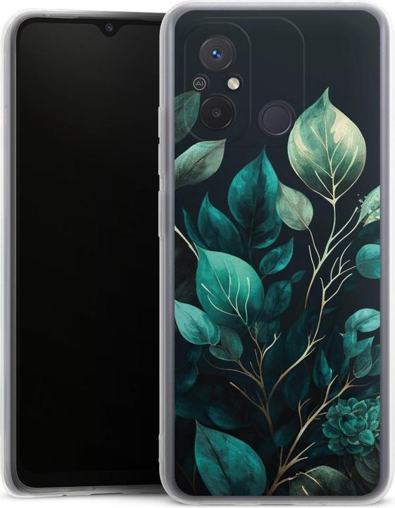 DeinDesign Silikon Hülle für Xiaomi Redmi 12C Handyhülle Case Smartphone Schutzhülle Eukalyptus Blätter (Xiaomi Redmi 12C)