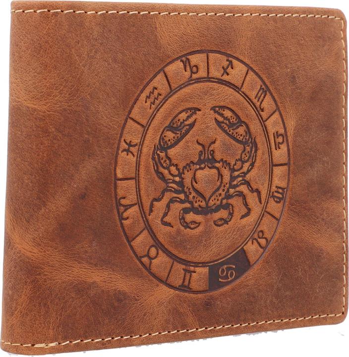 Produktbild Greenburry Vintage Sternzeichen Geldbörse Leder 12 cm