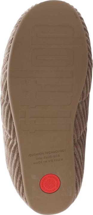 Actual product image Fitflop Womens/Ladies Chrissie Corduroy Fleece Lined Slippers (40.5)