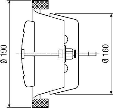 Immagine prodotto Maico Valvola ad otturatore MAI TFA 16, per lo sfiato, DN160
