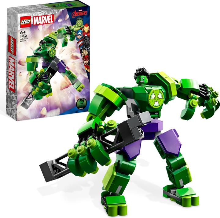 Immagine prodotto LEGO 76241 Armatura Mech di Hulk (76241, LEGO Marvel)