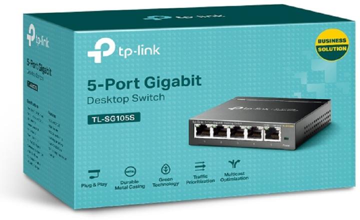 Actual product image TP-Link TL-SG105S - (5 Ports)