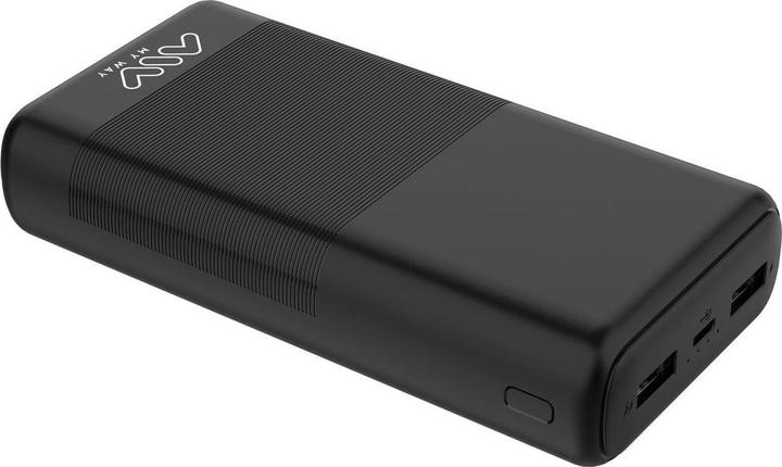 Actual product image My Way MYWAY POWERBANK 2 USB 20 000mAh NOIR (20000 mAh, 10 W, 74 Wh)