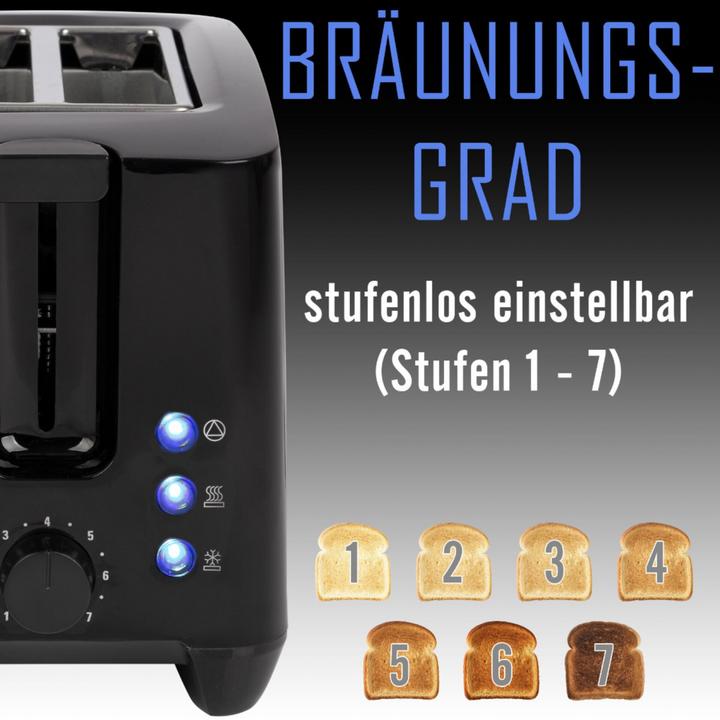 Actual product image Bomann TA 6065 CB Toaster black