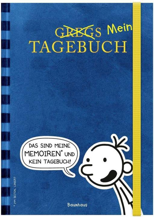 Produktbild Gregs (Mein) Tagebuch (blau) (Deutsch, Jeff Kinney, 2016)