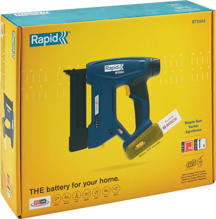 Produktbild Rapid BTX553 Akku-Tacker 18V P4A