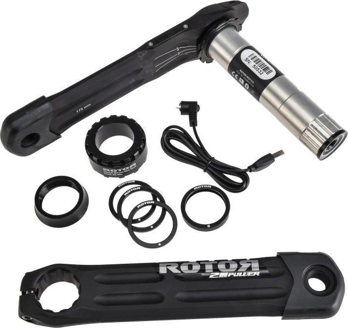 Actual product image Rotor Bike Components 2INpower MTB Boost crankset with power meter (175 mm)