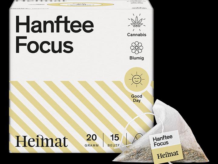 Image du produit Heimat Thé au chanvre Focus (Good Day) (20 g)