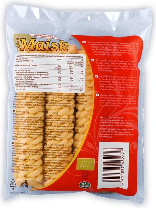 Produktbild Laatupaakari`s Maisk Bio 45g (45 g)