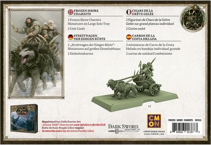 Actual product image Cmon CMND0167 - Song of Ice & Fire: Frozen Shore Chariots, for 2 players, ages 14 and up (Spanish)