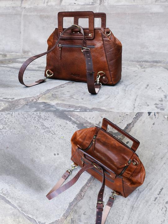 Produktbild Only-Bags.Store Lederhandtasche, Umhängetasche, Top Handle Bag, Weihnachtsgeschenk