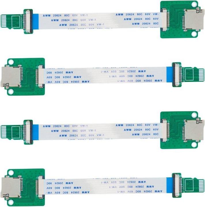 Actual product image Arducam Set of 4 Micro SD to SD extension compatible with Raspberry Pi