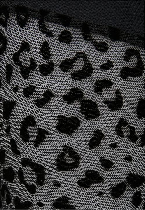 Actual product image Urban Classics Ladies Flock Lace Inset Leggings (XL)