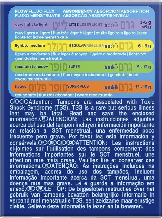 Actual product image Tampax Tampons Compak Super Plus (18 x, Large)