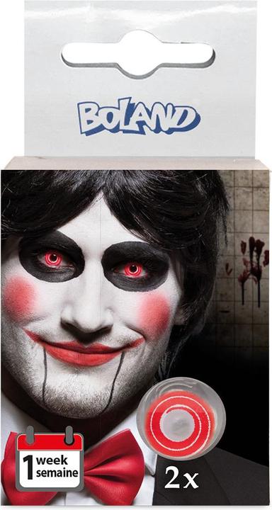 Actual product image Boland Contact lenses Spiral:Weekly lenses (Red)