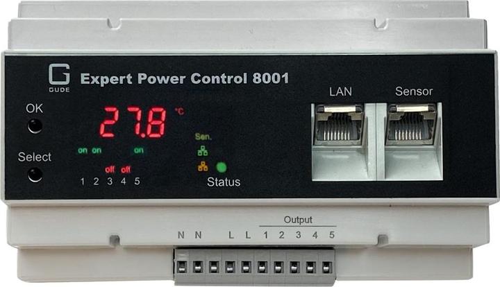 Actual product image Gude Remote switching socket