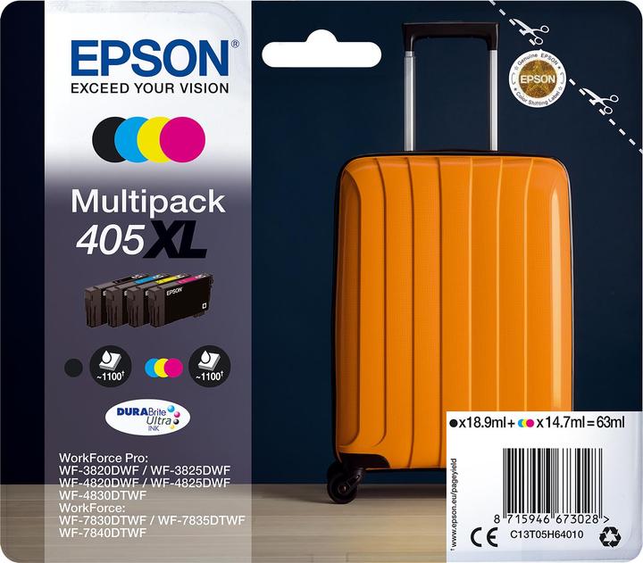 Actual product image Epson Ink cartridge 405XL (Y)
