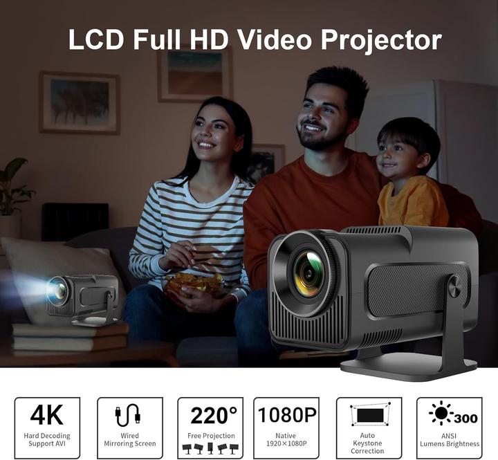 Image du produit Lqwell Mini-Projektor HY320 (4K, 300 lm)