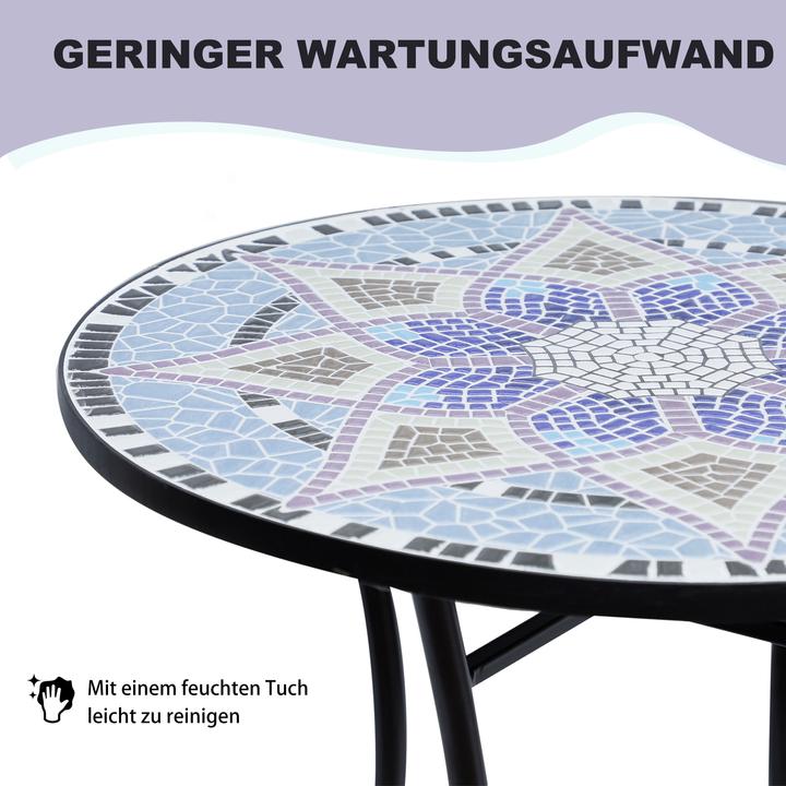 Image du produit Outsunny Table mosaïque ronde (60 cm)