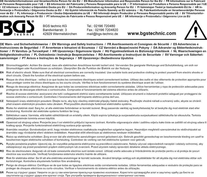 Immagine prodotto BGS Prise mâle pour remorque | 13 pôles
