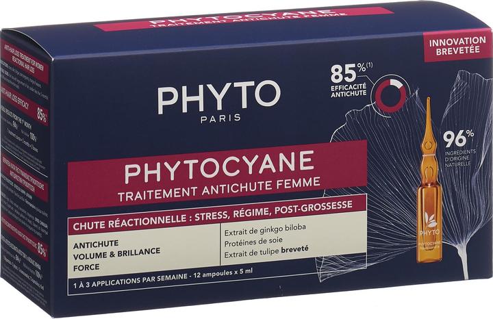 Image du produit Phyto Phytocyane Women Reac français 12 Fl 5 ml (Set soin capillaire)