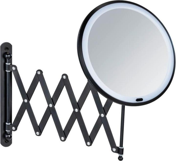 Immagine prodotto Wenko Specchio da parete telescopico a LED Barona (20 x 55 cm)