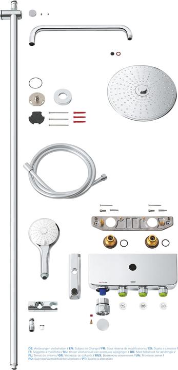 Actual product image Grohe Euphoria SmartControl System 260 Mono Shower System