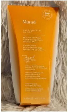 Produktbild Murad Multi-Vitamin Clear Coat Cream SPF50 (Sonnencreme Gesicht, SPF 50, 50 ml)