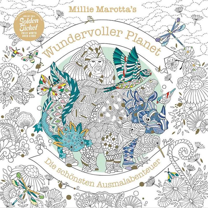 Actual product image Millie Marotta's Wonderful Planet - The most beautiful colouring adventures