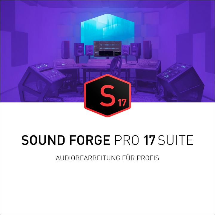 Magix SOUND FORGE Pro 17 Suite Download Code (1 User, 1 Devices/Users, unlimited)