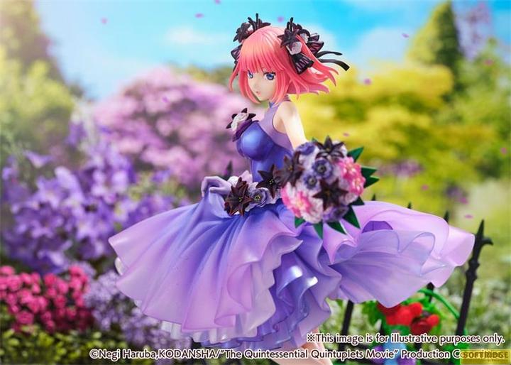 Actual product image Estream The Quintessential Quintuplets: The Movie statuette PVC 1/7 Nino Nakano Floral Dress Ver. 25 cm