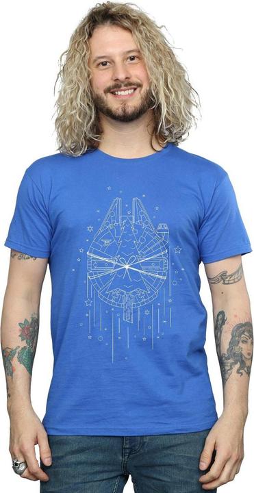Immagine prodotto Star Wars Millennium Falcon Christmas Tree Delivery Maglietta Uomo (3XL)