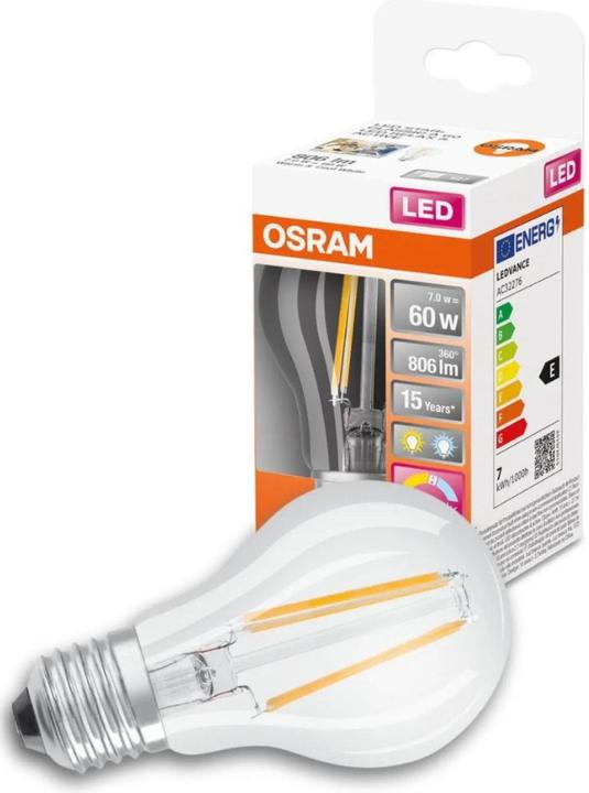 Produktbild Osram Led Relax And Active Classic A (E27, 7 W, 806 lm, 1 x, E)