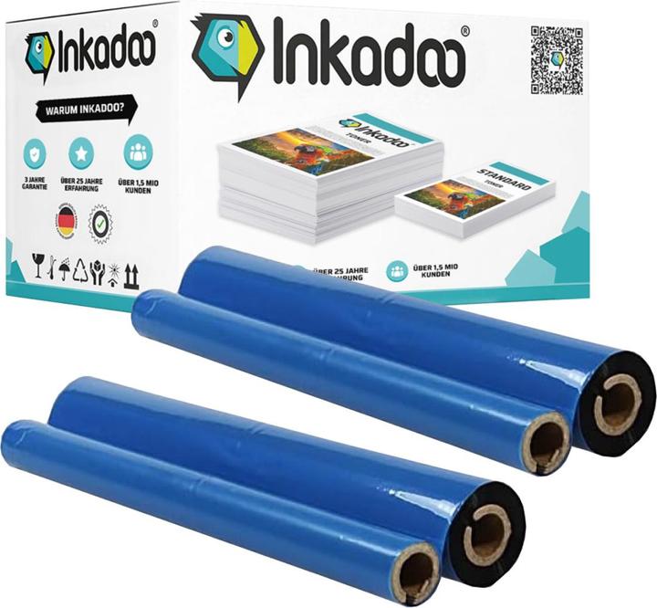 Inkadoo Rotolo termico compatibile per Brother Fax V 1