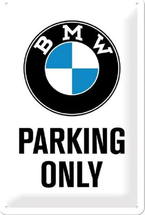 Immagine prodotto Nostalgic-Art Merchandising Cartello BMW Parking Only 20 x 30 cm, metallo (20 x 30 cm)