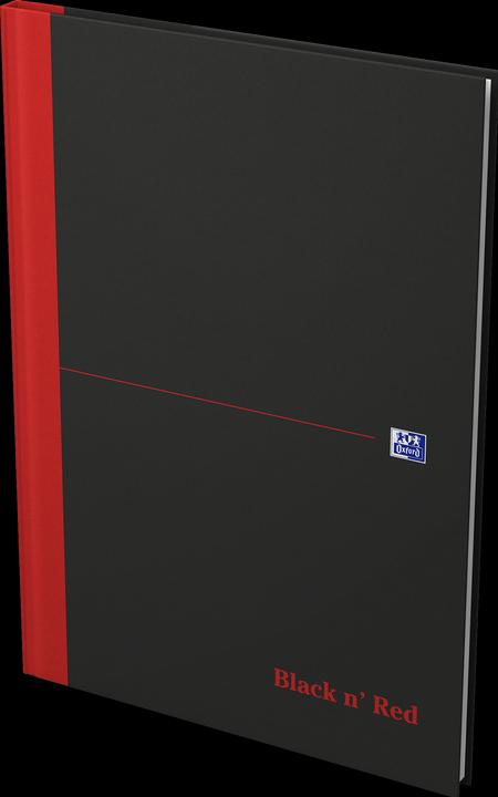 Image du produit Oxford Black 'n Red (A4, Quadrillé, Couverture rigide)